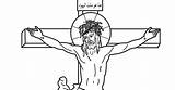 Jesus Cross Coloring Pages sketch template