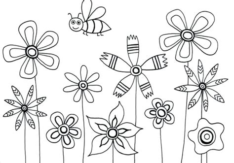 printable flower coloring pages  kids  getcoloringscom