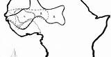 Ghana Mali Map sketch template