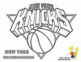 Coloring Pages Nba Basketball Logo Sheets Knicks Printable Thunder Logos Heat Team La Brooklyn Nets Drawing Okc Clipart Sheet Bulls sketch template