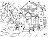 House Haunted Drawing Mansion Simple Drawings Houses Halloween Coloring Pages Sketch Abandoned Gif Luigi Getdrawings Template Animated sketch template