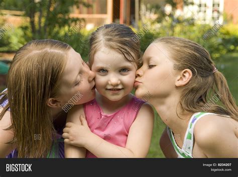 three cute girls image and photo free trial bigstock