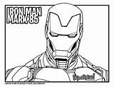 Iron Man Mark 85 Endgame Avengers Draw Drawing Coloring Colouring Tutorial Too sketch template