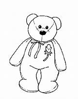 Beanie Coloring Bear Pages Baby Rose Ty Activity Babies Teddy Printable Printablecolouringpages sketch template