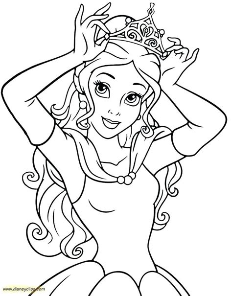 beautiful princess coloring pages  getcoloringscom  printable