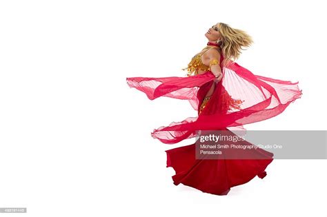 Young Blonde Cabaret Belly Dancer Photo Getty Images