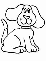 Coloring Pages Animal Dog Cute Print Dogs Books Color Simple Puppy Drawings Kids Sheets Face Puppies Book sketch template