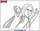 Potter Snape Coloringhome Draco Malfoy sketch template