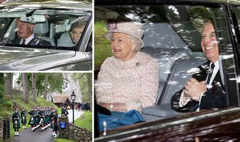 Queen Shows Solidarity With Prince Andrew As They Ride To