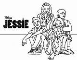 Jessie Disney Channel Coloring Pages Color Printable Getcolorings Getdrawings Jessi Colorings sketch template