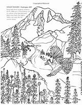 Coloring National Pages Park Yellowstone Parks Color Sheets Amazon Colouring Book Books Ca Mount Printable Getdrawings Faithful Old Rainier Pyrography sketch template
