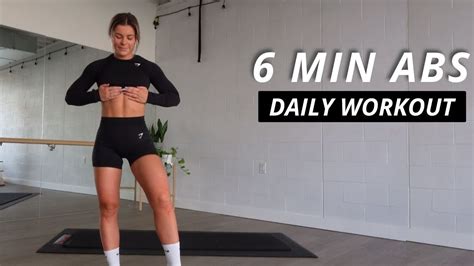 6 Min Daily Ab Workout Youtube