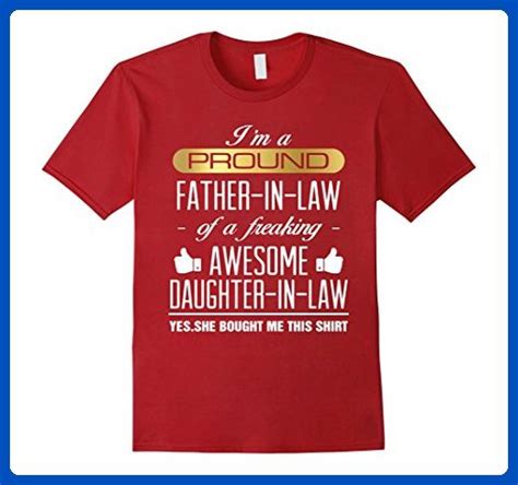 Mens Im A Proud Father In Law Freaking Awesome Daughter Shirt Small