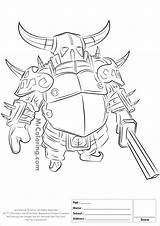 Clash Clans Royale Coloring Pekka Pages Knight Printable Dragon Colouring Coloringbay Rider Inferno Choose Board Popular Salvo Template sketch template