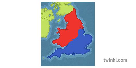 north south divide map geography ks illustration twinkl