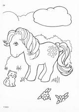 Pony Little Coloring Pages G1 Vintage Colouring Original Cartoon 1980s Flickr 80s Color Google Book Cat Fun Sheets Old Målarböcker sketch template