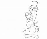Huckleberry Hound Coloring Pages Random sketch template