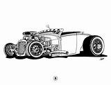 Rod Pages Coloring Rat Cars Hot Car Rods Color Cool Drawings Street Search Yahoo Colouring Truck Drawing Classic Choose Board sketch template