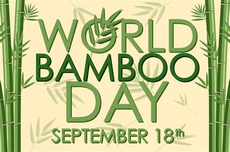 world bamboo day  observed   september