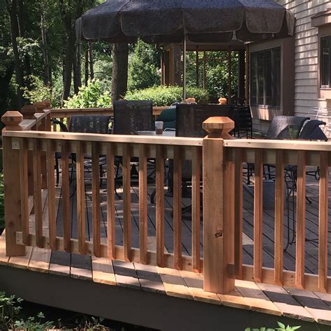 deck  porch railing installation  illinois brad  beller