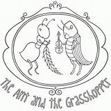 Grasshopper Ant Doug sketch template