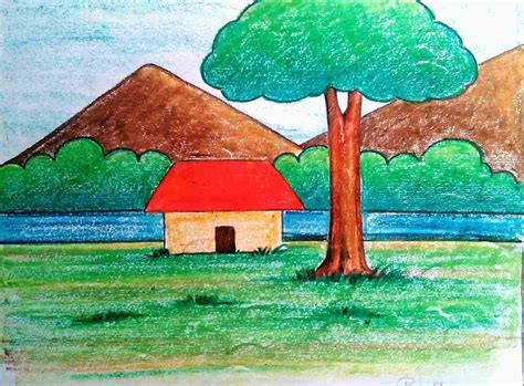 scenery drawing  paintingvalleycom explore collection  scenery