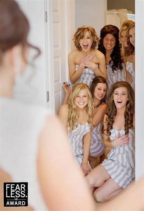do a first look with the bridesmaids very cute wedding