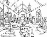 House Synagogue Drawing Silvanus Saint Inside Medieval Getdrawings Undoing sketch template