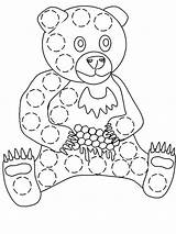 Bingo Coloring Pages Marker Dauber Dot Lovely Getdrawings Bear Sheet Getcolorings Hunt sketch template