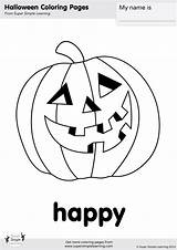 Happy Coloring Face Make Pages Simple Super Halloween Contains Lantern Jack Songs Supersimple Emotional Inteligence Supersimplelearning Worksheets sketch template