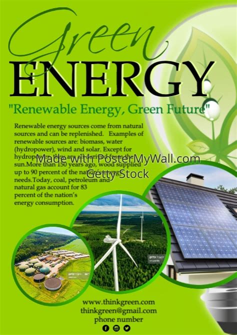 Copy Of Green Energy Postermywall