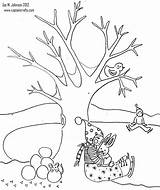 Invierno Drzewo Zimowe Paisaje Invernal Kolorowanka Druku Cucaluna Wszystko Wskazuje że Brak Zadaniem Elementów Drzewie Nadeszła Liści Waszym Zima Dzieci sketch template