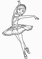 Coloring Leap Ballerina Felicie Pages Movie sketch template