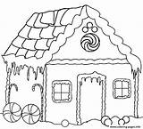 Gingerbread Lebkuchenhaus Dreamhouse Cool2bkids Dollhouse Getcolorings Book Getdrawings sketch template