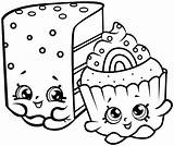 Shopkins Coloring Pages Printable Kids sketch template