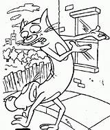 Catdog Colorir Desenhos Infantis Professores Feltro Molde Eva Cartoon Coloringhome sketch template