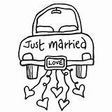 Married Just Coloring Clipart Pages Wedding Car Drawing Clip Rocks Color Kids Google Colouring Cartoon Vintage Drawings Fun Clipground Auto sketch template