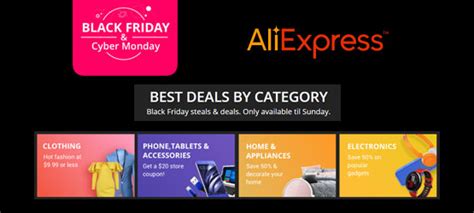 aliexpress black friday cyber monday sale  biggest offers