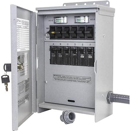 amazoncom ra protran outdoor  amp  circuit  manual transfer switch    power
