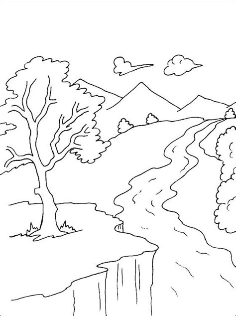 river coloring page coloring pages coloring  pinterest rivers