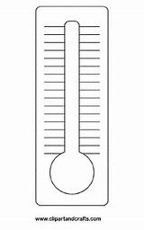 Thermometer Coloring Color Printable Goal Temperature Weather sketch template