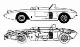 Mustang Prototype 1962 sketch template
