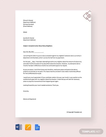 write  complaint letter  templates