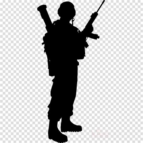 army clipart silhouette army silhouette transparent