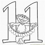 Coloring Pages Number Numbers Numero Printable Zoe Para Lrg Online Funny Once Color Kids Dibujo Printfree Números El Cn Education sketch template