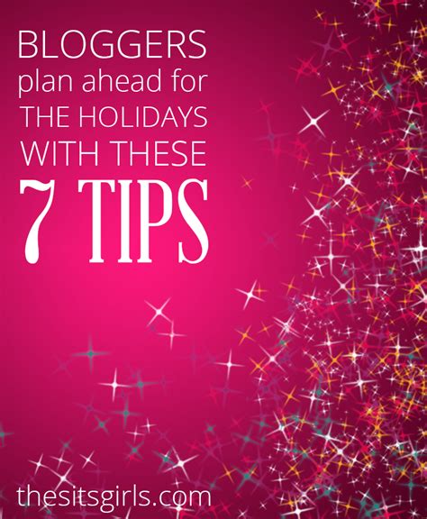 bloggers     plan    holidays