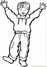 Coloring Boy Pages Printable Little Popular sketch template