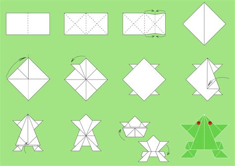 origami paper folding step  step art classes kids