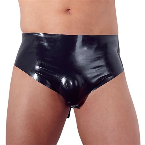 Latex Briefs With Butt Plug Adult Anal Fantasy Sex Toy