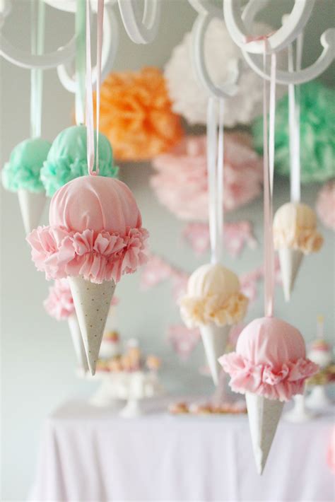 icing designs diy ruffled ice cream cones